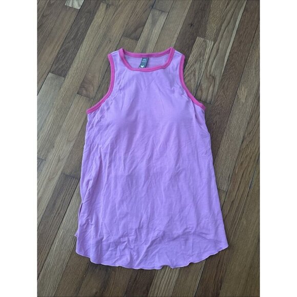 Shebird Women's Pink Split Back Freedom Bra Sleeveless Racerback Tank Size XS - Picture 2 of 6